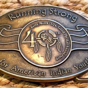 American Indian Youth  Belt Buckle